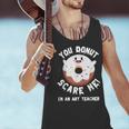 Art Teacher Halloween Donut Lover Costume Kawaii Monster Men Tank Top, gift for family, gift for coworker
