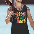 Back To School Hooray It's Art Day Art Teacher Artist Men Tank Top, gift for family, gift for coworker