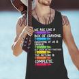 Back To School Teacher We Are Like A Box Of Crayons Men Tank Top, gift for family, gift for coworker