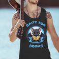 Batty About Books Lover Teacher Librarian Bookish Halloween For Men Women Kids Men Tank Top, gift for family, gift for coworker