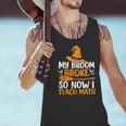 My Broom Broke So Now I Teach Math Teacher Halloween Men Tank Top, gift for family, gift for coworker My Broom Broke So Now I Teach Math Teacher Halloween Men Tank Top, gift for family, gift for coworker