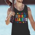 I Build Leaders Bricks Building Blocks Teacher Brick Builder Men Tank Top, gift for family, gift for coworker