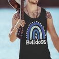 Bulldogs School Mascot Rainbow Teacher Lover Men Tank Top, gift for family, gift for coworker Bulldogs School Mascot Rainbow Teacher Lover Men Tank Top, gift for family, gift for coworker