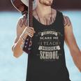You Cant Scare Me I Teach Middle School Teacher Men Tank Top, gift for family, gift for coworker You Cant Scare Me I Teach Middle School Teacher Men Tank Top, gift for family, gift for coworker