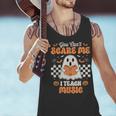 You Can't Scare Me I Teach Music Retro Teacher Halloween Men Tank Top, gift for family, gift for coworker