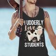 Cow Teacher Lover Men Tank Top, gift for family, gift for coworker