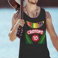 Crayon Box Fun Teacher Student Crayon Squad Halloween 2022 Men Tank Top, gift for family, gift for coworker