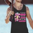 Created By God Called To Teacher Jesus Christian Teacher Men Tank Top, gift for family, gift for coworker