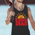 Cute Bilingual Spanish Teacher Buenos Dias Sunshine Men Tank Top, gift for family, gift for coworker