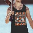 Cute Ghost Book Reading Books Lover Spooky Teacher Halloween Men Tank Top, gift for family, gift for coworker