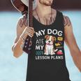 My Dog Ate My Lesson Plan Teacher Back To School Men Tank Top, gift for family, gift for coworker
