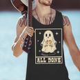 All Done Sign Language Ghost Speech Pathology Teacher Men Tank Top, gift for family, gift for coworker All Done Sign Language Ghost Speech Pathology Teacher Men Tank Top, gift for family, gift for coworker