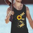 Dragonfly Sunflower Teacher Growth Mindset Choose To Shine Men Tank Top, gift for family, gift for coworker Dragonfly Sunflower Teacher Growth Mindset Choose To Shine Men Tank Top, gift for family, gift for coworker