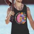 Dyslexia Different Perspective Reading Brain Floral Teacher Men Tank Top, gift for family, gift for coworker