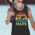 Easily Distracted By Maps Geography Teacher Men Tank Top, gift for family, gift for coworker