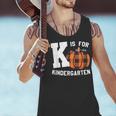 Fall Kindergarten Teacher K Is For Buffalo Plaid Pumpkin Men Tank Top, gift for family, gift for coworker Fall Kindergarten Teacher K Is For Buffalo Plaid Pumpkin Men Tank Top, gift for family, gift for coworker