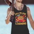 Fall In Love With Learning Pumpkin Thanksgiving Teacher Fall Men Tank Top, gift for family, gift for coworker Fall In Love With Learning Pumpkin Thanksgiving Teacher Fall Men Tank Top, gift for family, gift for coworker
