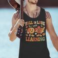 Fall In Love With Learning Retro Autumn Thanksgiving Teacher Men Tank Top, gift for family, gift for coworker Fall In Love With Learning Retro Autumn Thanksgiving Teacher Men Tank Top, gift for family, gift for coworker