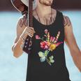 Flower American Sign Language ASL Teacher Teaching Deaf Men Tank Top, gift for family, gift for coworker Flower American Sign Language ASL Teacher Teaching Deaf Men Tank Top, gift for family, gift for coworker