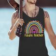 Future Teacher Rainbow Men Tank Top, Future Teacher Tank Tops, gift for family, gift for coworker
