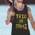 Halloween Math Teacher Trig Or Treat Student School College Men Tank Top, gift for family, gift for coworker