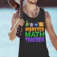 Halloween Monster Math Teacher Men Women Men Tank Top, gift for family, gift for coworker