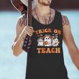 Halloween Teacher Ghosts Trick Or Teach Retro Costume Women Men Tank Top, gift for family, gift for coworker Halloween Teacher Ghosts Trick Or Teach Retro Costume Women Men Tank Top, gift for family, gift for coworker