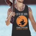 Halloween Teacher Witch Lets Eat Kids Punctuation Men Tank Top, gift for family, gift for coworker Halloween Teacher Witch Lets Eat Kids Punctuation Men Tank Top, gift for family, gift for coworker