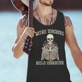 Halloween Weird Teachers Build Character Costume Men Women Men Tank Top, gift for family, gift for coworker