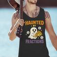 Haunted By Fractions Math Halloween Teacher Men Tank Top, gift for family, gift for coworker