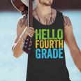 Hello Fourth Grade Shirt 4th Grade Boy Girl Student Teacher Men Tank Top, 4th Grade Teacher Tank Tops, gift for family, gift for coworker Hello Fourth Grade Shirt 4th Grade Boy Girl Student Teacher Men Tank Top, 4th Grade Teacher Tank Tops, gift for family, gift for coworker