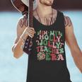In My Holly Xmas Jolly Teacher Era Teacher Vibes Christmas For Men Women Kids Men Tank Top, gift for family, gift for coworker In My Holly Xmas Jolly Teacher Era Teacher Vibes Christmas For Men Women Kids Men Tank Top, gift for family, gift for coworker