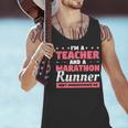 I'm A Teacher And A Marathon Runner Don't Underestimate Me Men Women Men Tank Top, gift for family, gift for coworker