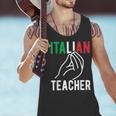 Italian Teacher Italy Italia Back To School First Day Men Tank Top, gift for family, gift for coworker Italian Teacher Italy Italia Back To School First Day Men Tank Top, gift for family, gift for coworker