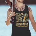 K Is For Kindergarten Teacher Coquette Bow Camo Men Tank Top, gift for family, gift for coworker K Is For Kindergarten Teacher Coquette Bow Camo Men Tank Top, gift for family, gift for coworker