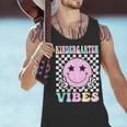 Kindergarten Vibes First Day Of School Kindergarten Teacher Men Tank Top, gift for family, gift for coworker Kindergarten Vibes First Day Of School Kindergarten Teacher Men Tank Top, gift for family, gift for coworker