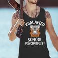 Koalafied School Psychologist Koala Lover Psychology Teacher Men Tank Top, gift for family, gift for coworker