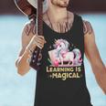 LEARNING IS MAGICAL TEACHER UNICORN BACK TO SCHOOL UNICORN Men Tank Top, gift for family, gift for coworker LEARNING IS MAGICAL TEACHER UNICORN BACK TO SCHOOL UNICORN Men Tank Top, gift for family, gift for coworker