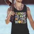Learning Is Out Of This World Space Teacher Cute Groovy Men Tank Top, Groovy Teacher Tank Tops, gift for family, gift for coworker Learning Is Out Of This World Space Teacher Cute Groovy Men Tank Top, Groovy Teacher Tank Tops, gift for family, gift for coworker