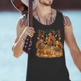 Librarian Turkey Reading Book Fall Thanksgiving Teacher Men Tank Top, gift for family, gift for coworker Librarian Turkey Reading Book Fall Thanksgiving Teacher Men Tank Top, gift for family, gift for coworker