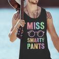 Little MISS SMARTY PANTS School Grad Teacher Last Day Men Tank Top, gift for family, gift for coworker