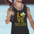 Love Preschool Back To School Yellow Bee Preschool Teacher For Men Women Girls Kids Men Tank Top, gift for family, gift for coworker