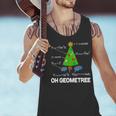 Math Geometry Christmas Tree Geometree Teacher Men Tank Top, gift for family, gift for coworker