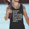 Never Mess With An English Teacher Back To School Men Tank Top, English Teacher Tank Tops, gift for family, gift for coworker