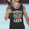 Nopales De Leer Bilingual Teacher Maestra Spanish Teacher Men Tank Top, gift for family, gift for coworker