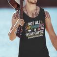 Not All Super Heroes Wear Capes Paraprofessional Teacher Men Tank Top, Super Teacher Tank Tops, gift for family, gift for coworker