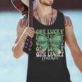 One Lucky Teacher Coquette Bow St Patricks Day Teacher Men Tank Top, gift for family, gift for coworker One Lucky Teacher Coquette Bow St Patricks Day Teacher Men Tank Top, gift for family, gift for coworker