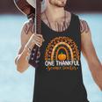 One Thankful Science Teacher Rainbow Boho Fall Thanksgiving Men Tank Top, Science Teacher Tank Tops, gift for family, gift for coworker