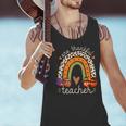 One Thankful Teacher Thanksgiving Turkey Rainbow Fall Men Tank Top, gift for family, gift for coworker One Thankful Teacher Thanksgiving Turkey Rainbow Fall Men Tank Top, gift for family, gift for coworker