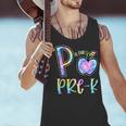 P Is For Pre-K Preschool Teacher Tie Dye Back To School Men Tank Top, gift for family, gift for coworker P Is For Pre-K Preschool Teacher Tie Dye Back To School Men Tank Top, gift for family, gift for coworker